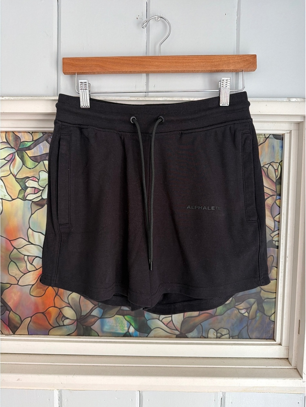 Alphalete Black Athletic Shorts Size M NWT